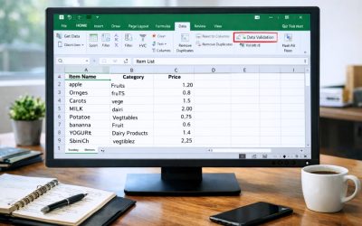 Cách thực hiện Data Validation tạo dropdown trong Excel 2016